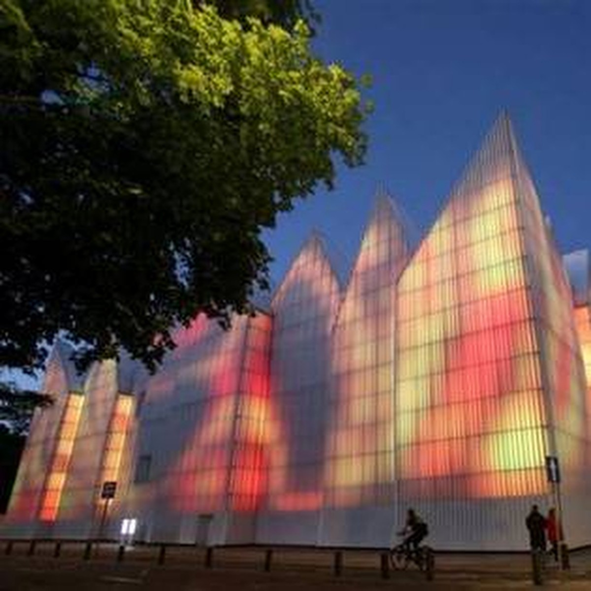 Filharmonia Szczecińska nocą w Szczecinie